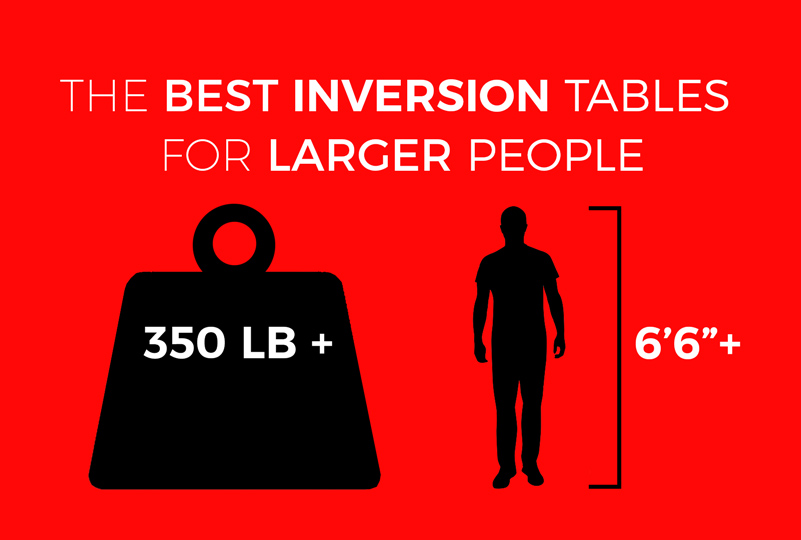 The best inversion tables for larger people